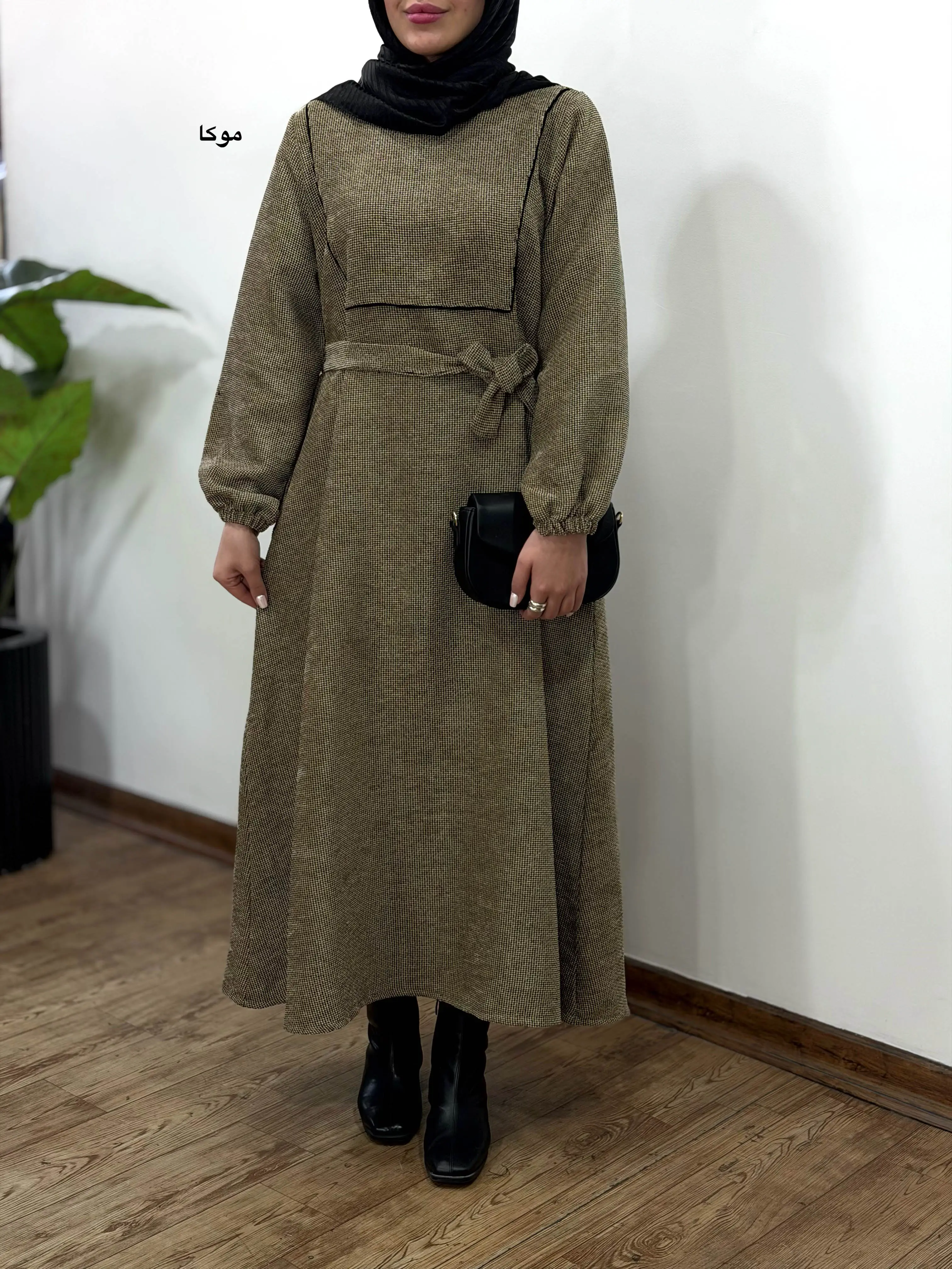 پیراهن مانتویی لمروز الیزا